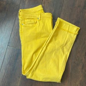 KUT From The Kloth Woman’s Denim. Straight Ankle Rolled Cuff. Size 12